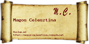 Magos Celesztina névjegykártya